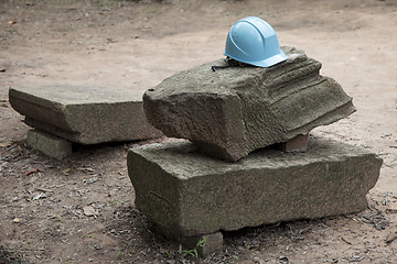 Image showing Safety helmet archeology