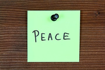 Image showing Peace