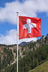 Image showing Swiss flag