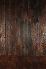 Image showing Wooden Grungy Empty Background. Insert Text or Objects