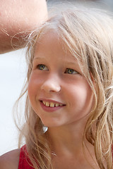 Image showing beautiful little girl portrait