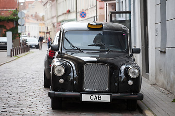 Image showing cab black car