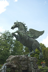 Image showing Fountain in Mirabell Gardens in Salzburg