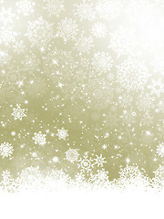 Image showing Elegant Christmas with snowflakes. EPS 10