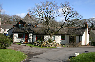 Image showing bungalow and tree