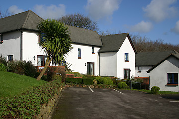 Image showing white washed houses