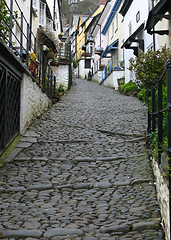 Image showing steps in a village street