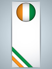 Image showing Ireland Country Set of Banners