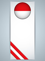 Image showing Monaco Country Set of Banners