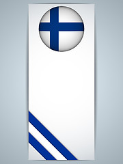 Image showing Finland Country Set of Banners