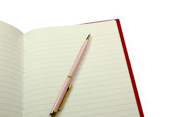 Image showing pen on a notebook