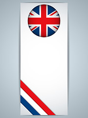 Image showing United Kingdom Country Set of Banners