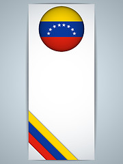 Image showing Venezuela Country Set of Banners