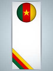 Image showing Cameroon Country Set of Banners