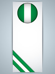 Image showing Nigeria Country Set of Banners