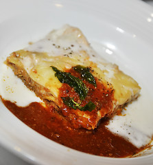 Image showing Lasagna With Sauce