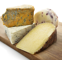 Image showing Gourmet Cheese Assortment