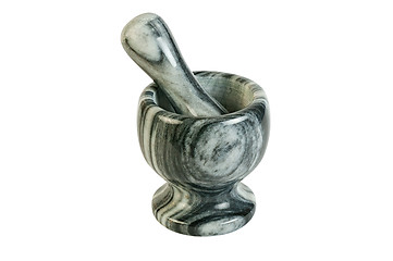 Image showing Stone mortar and pestle