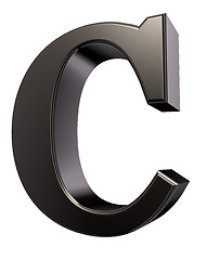 Image showing metal letter