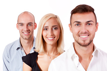 Image showing business team diversity happy isolated