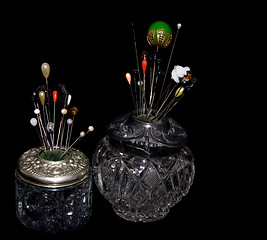 Image showing Antique Hairpin Jars