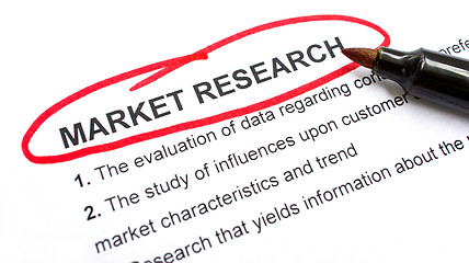 Image showing Market Research