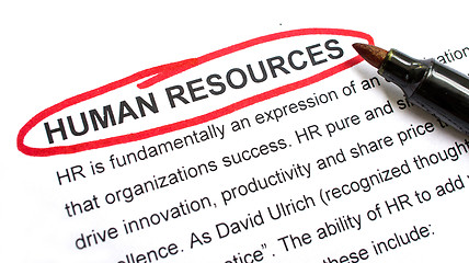 Image showing Human Resources