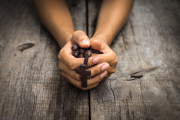 Image showing Person Praying