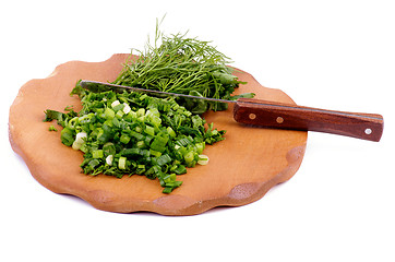 Image showing Chopped Greens