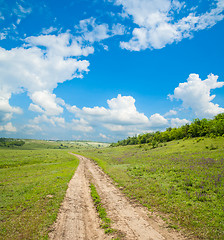 Image showing way to horizon