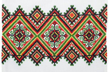 Image showing embroidered good by cross-stitch pattern