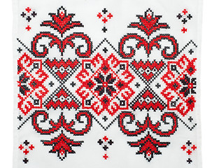 Image showing embroidered good by cross-stitch pattern