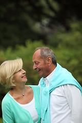 Image showing Happy romantic senior couple