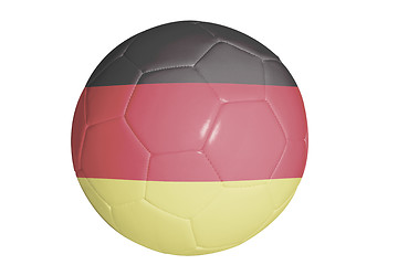Image showing German flag graphic on soccer ball
