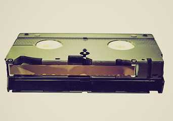 Image showing Retro look Video tape