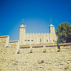 Image showing Vintage look Tower of London