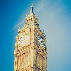 Image showing Vintage look Big Ben