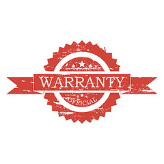Image showing  Warranty stamp