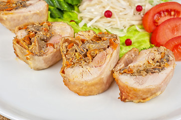 Image showing Chicken rolls