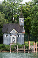 Image showing Chapel at lake Chiemsee in Bavaria, Germany