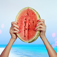 Image showing juicy water-melon