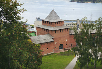 Image showing Ivanovskaya tower of the Nizhny Novgorod Kremlin. Russia