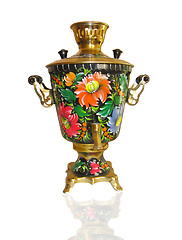 Image showing Russian samovar isolated on white background