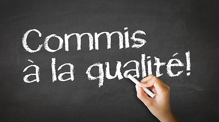 Image showing Commited to Quality (In French)