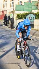 Image showing The Cyclist Talansky Andrew- Paris Nice 2013 Prologue in Houille