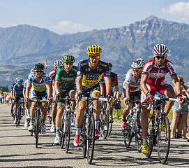 Image showing The Peloton in Alps