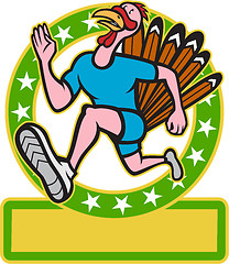 Image showing Turkey Run Runner Side Cartoon