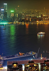 Image showing Kowloon at night