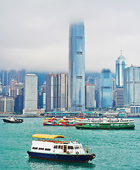 Image showing Hong Kong harbor