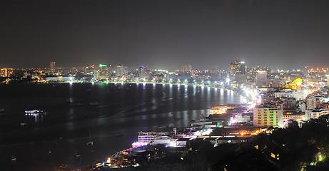 Image showing Pattaya night view